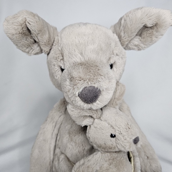 Jellycat Retired Kara Kangaroo Baby Joey Plush Stuffed Animal Approx. 10" - Picture 2 of 16